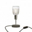 Lámpara de mesa de metal Alzaluce Tiche con clavija inglesa