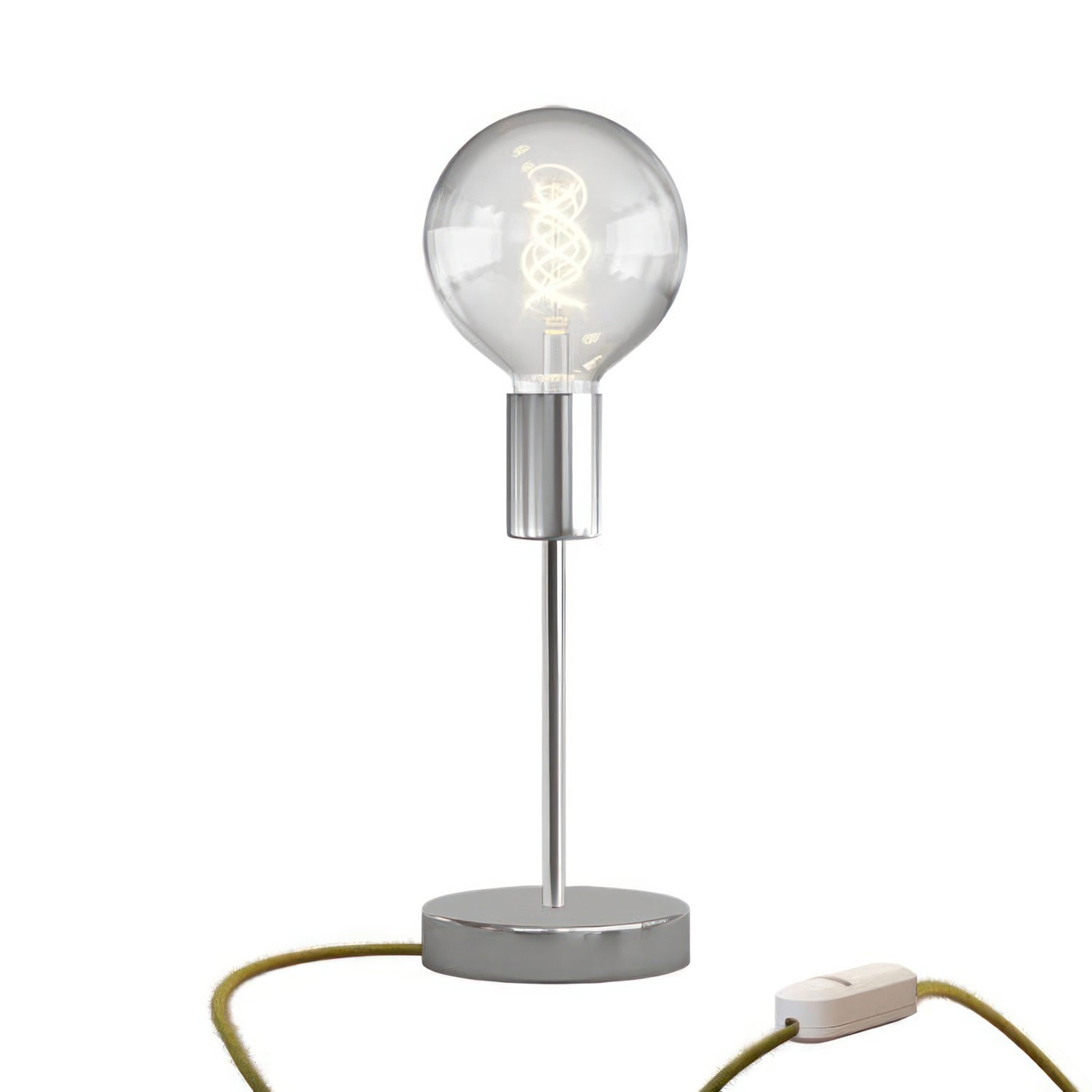 Alzaluce Globo Metal Table Lamp with UK plug