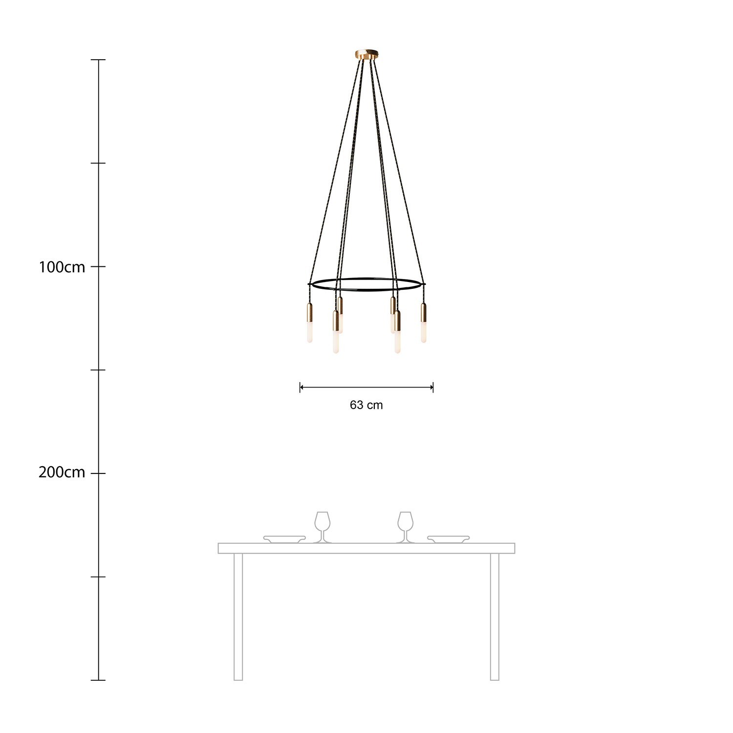 6-fall Cage P-Light Lamp