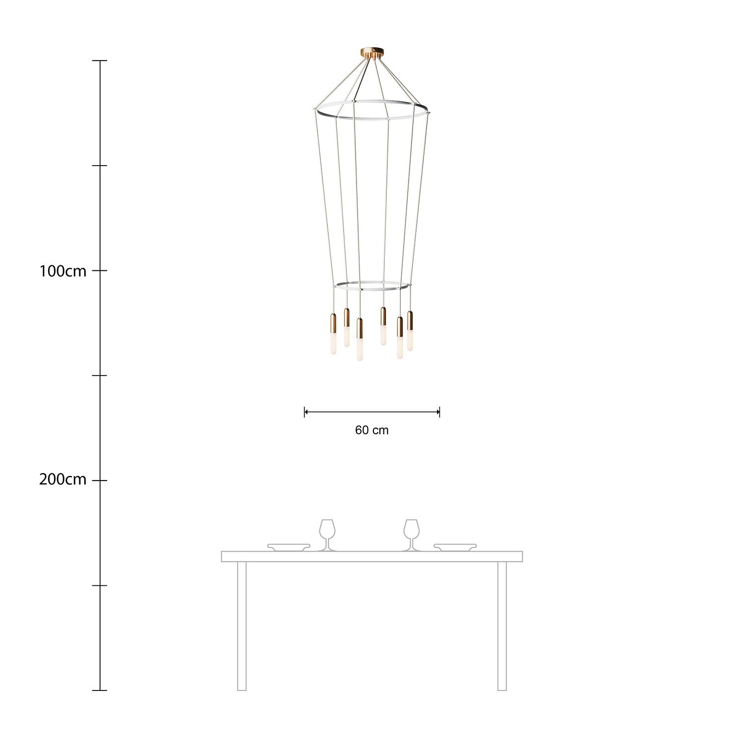 6-fall 2 Cage P-Light Lamp