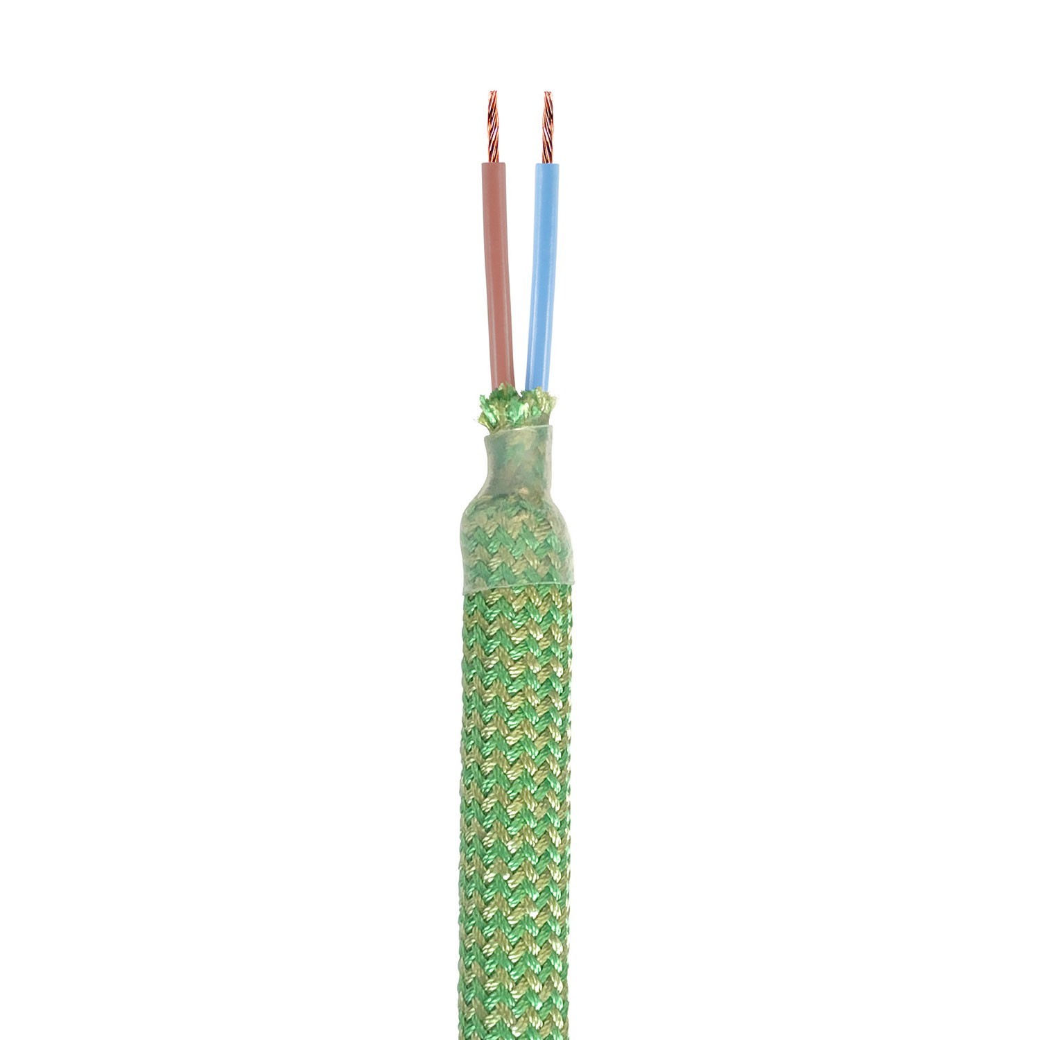 Creative Flex tubo flexible recubierto de tela verde prado RM77