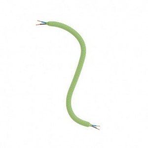 Creative Flex tubo flexible recubierto de tela verde prado RM77