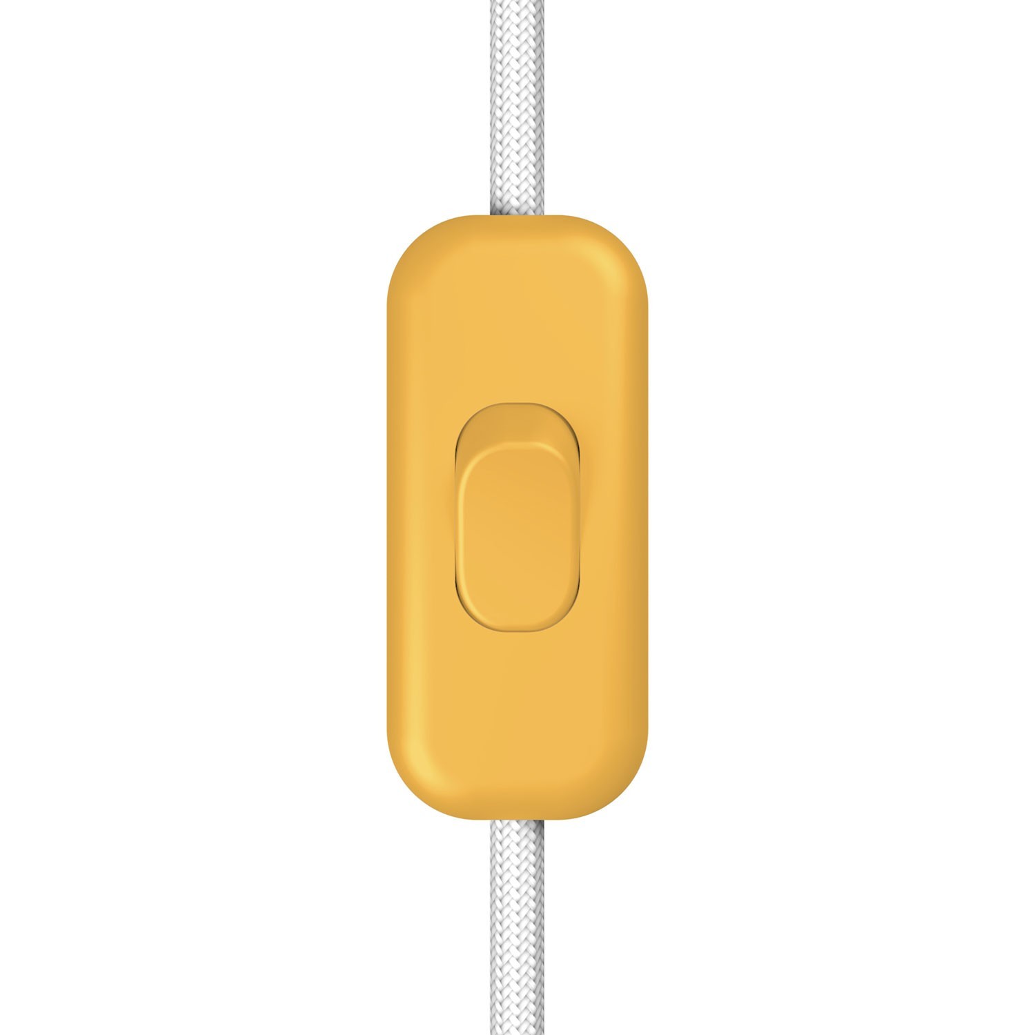 Inline single-pole switch Creative Switch yellow mustard