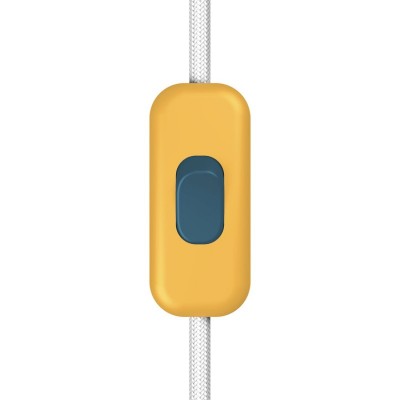 Inline single-pole switch Creative Switch yellow mustard