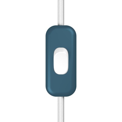 Inline single-pole switch Creative Switch petrol blue