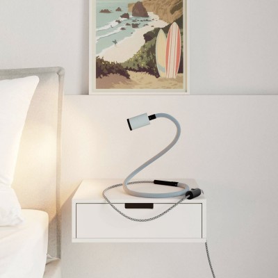 GU1d-one Pastel adjustable Lamp without base with mini LED spotlight and UK plug