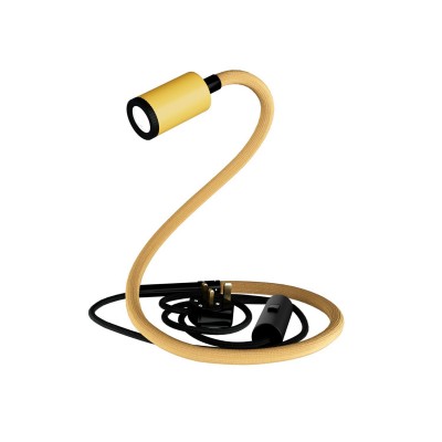 GU1d-one Pastel Lámpara articulada sin base con mini foco LED y enchufe inglesa