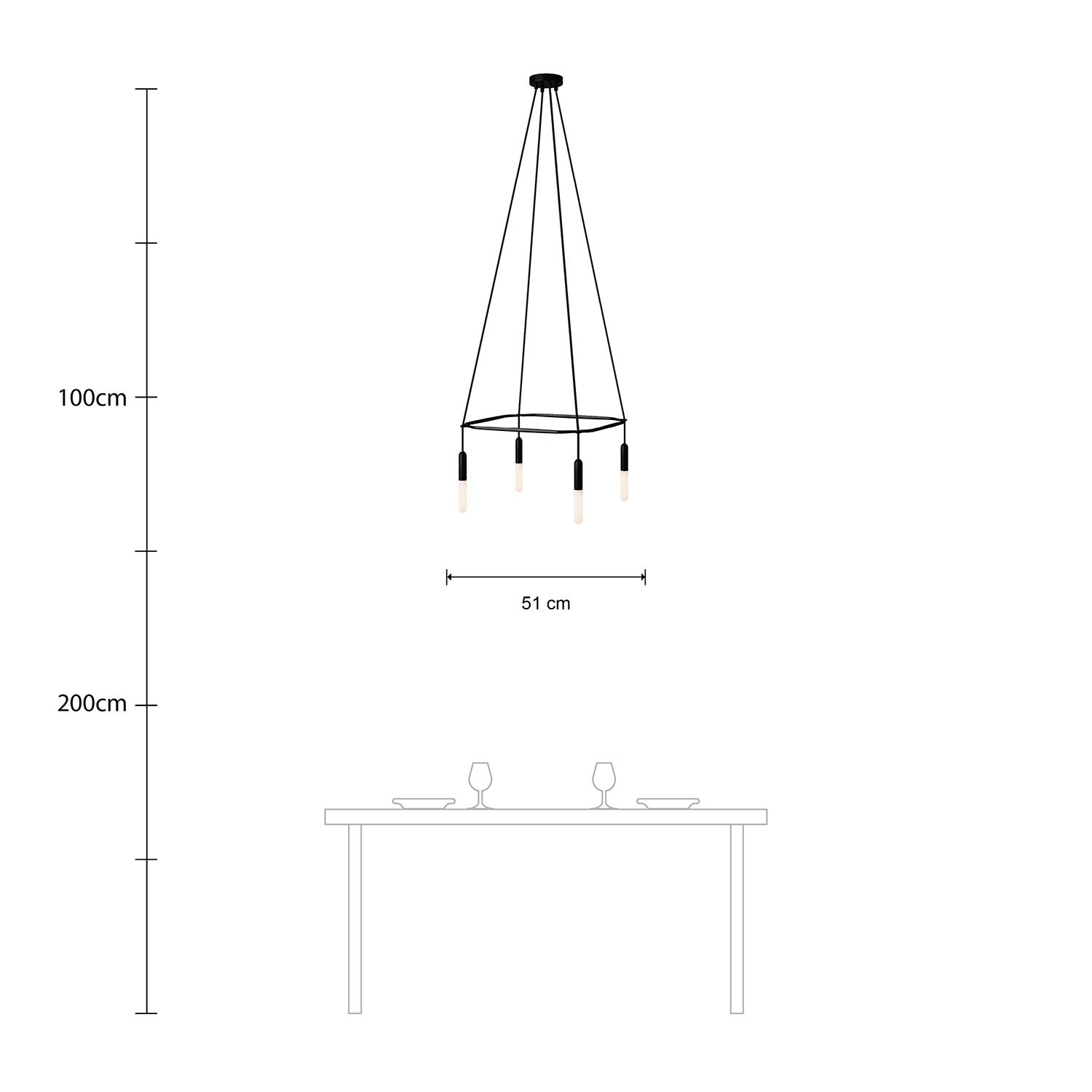 4-fall Cage P-Light Lamp