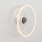 Wall lamp with transparent Ghost bulb