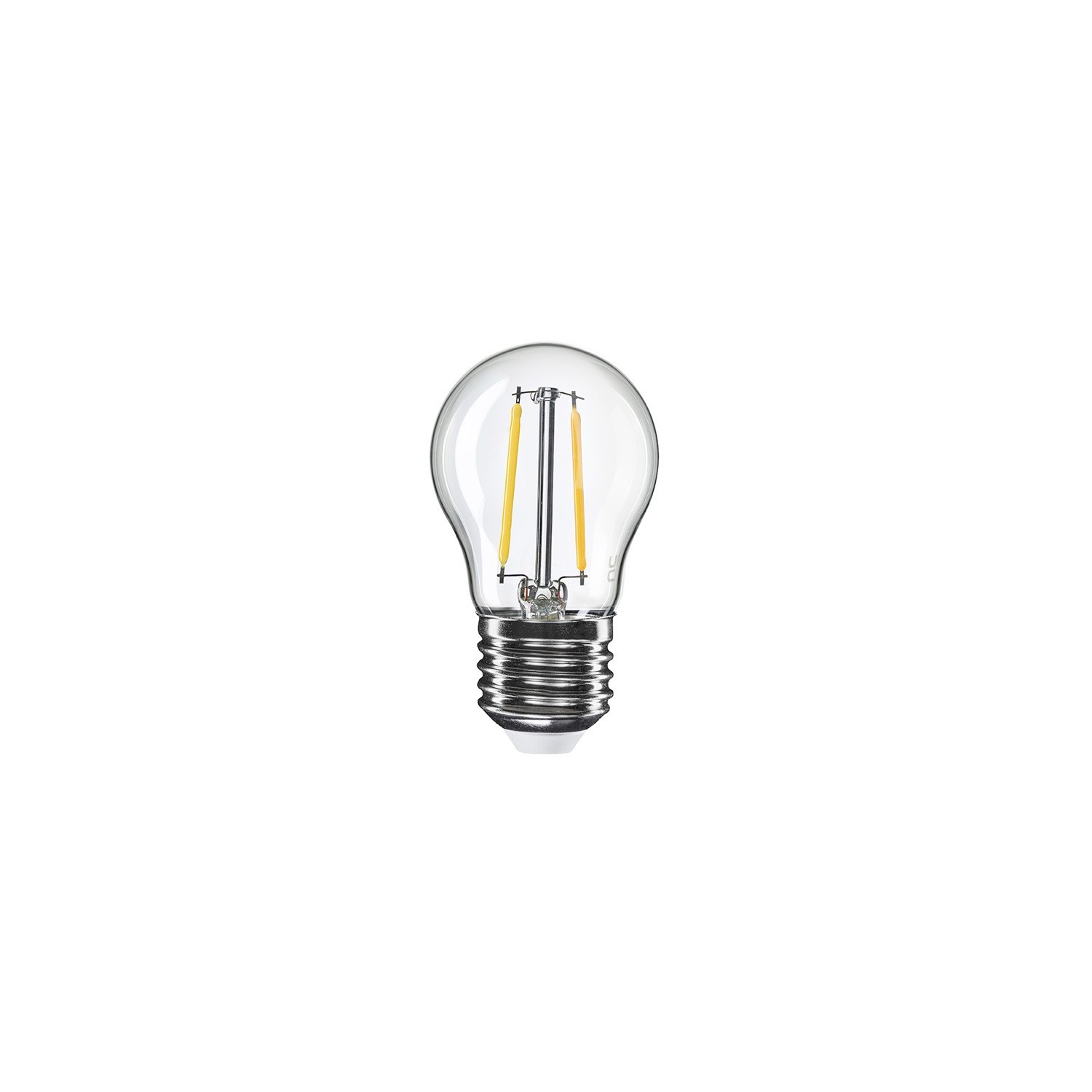 Bombilla LED Transparente Globetta G45 2W 136Lm E27 2700K - E08