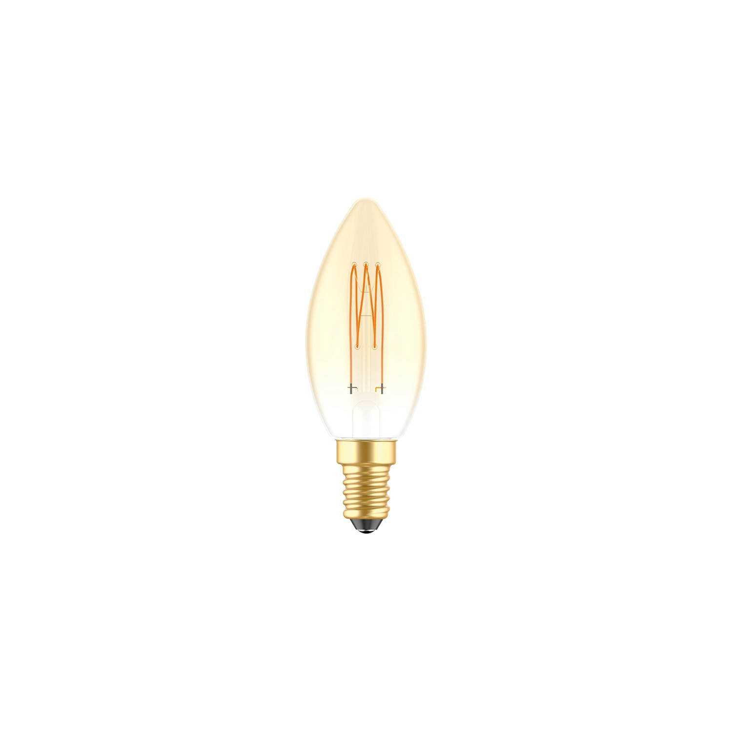 LED Golden Light Bulb Carbon Line Filament Cage Candle C35 3,5W 300Lm E14 2700K Dimmable - C51