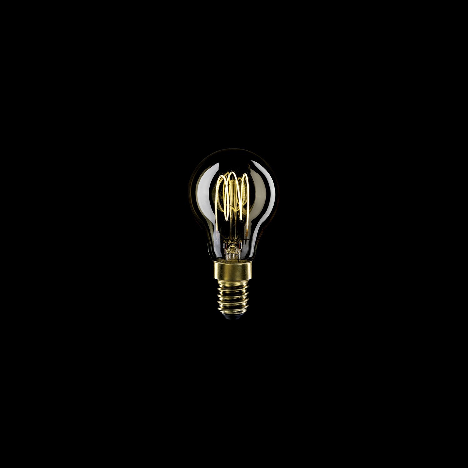 LED Golden Light Bulb Carbon Line Filament Cage Mini Globe G45 3,5W 300Lm E14 2700K Dimmable - C52