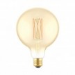 LED Golden Light Bulb Carbon Line Filament Cage Globe G125 7W 640Lm E27 2700K Dimmable - C56