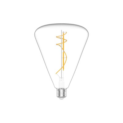 Bombilla LED Transparente Cone 140 10W 1100Lm E27 2700K Regulable - H03
