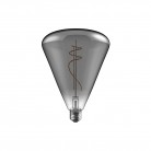 LED Smoky Light Bulb Cone 140 10W 470Lm E27 1800K Dimmable - H09