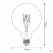 LED Light Bulb Clear B04 5V Collection Short filament Globe G125 1,3W 110Lm E27 2500K Dimmable