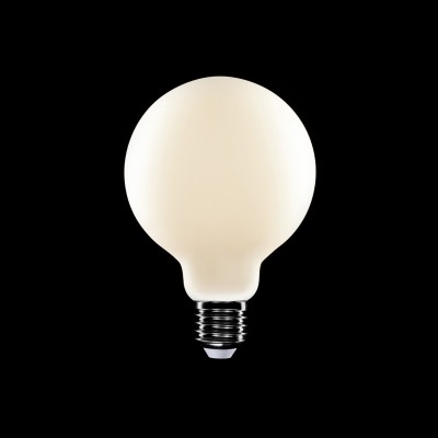 Bombilla LED Efecto Porcelana CRI 95 G95 7W 640Lm E27 2700K Regulable - P03