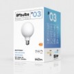 LED Porcelain Effect Light Bulb CRI 95 G95 7W 640Lm E27 2700K Dimmable - P03