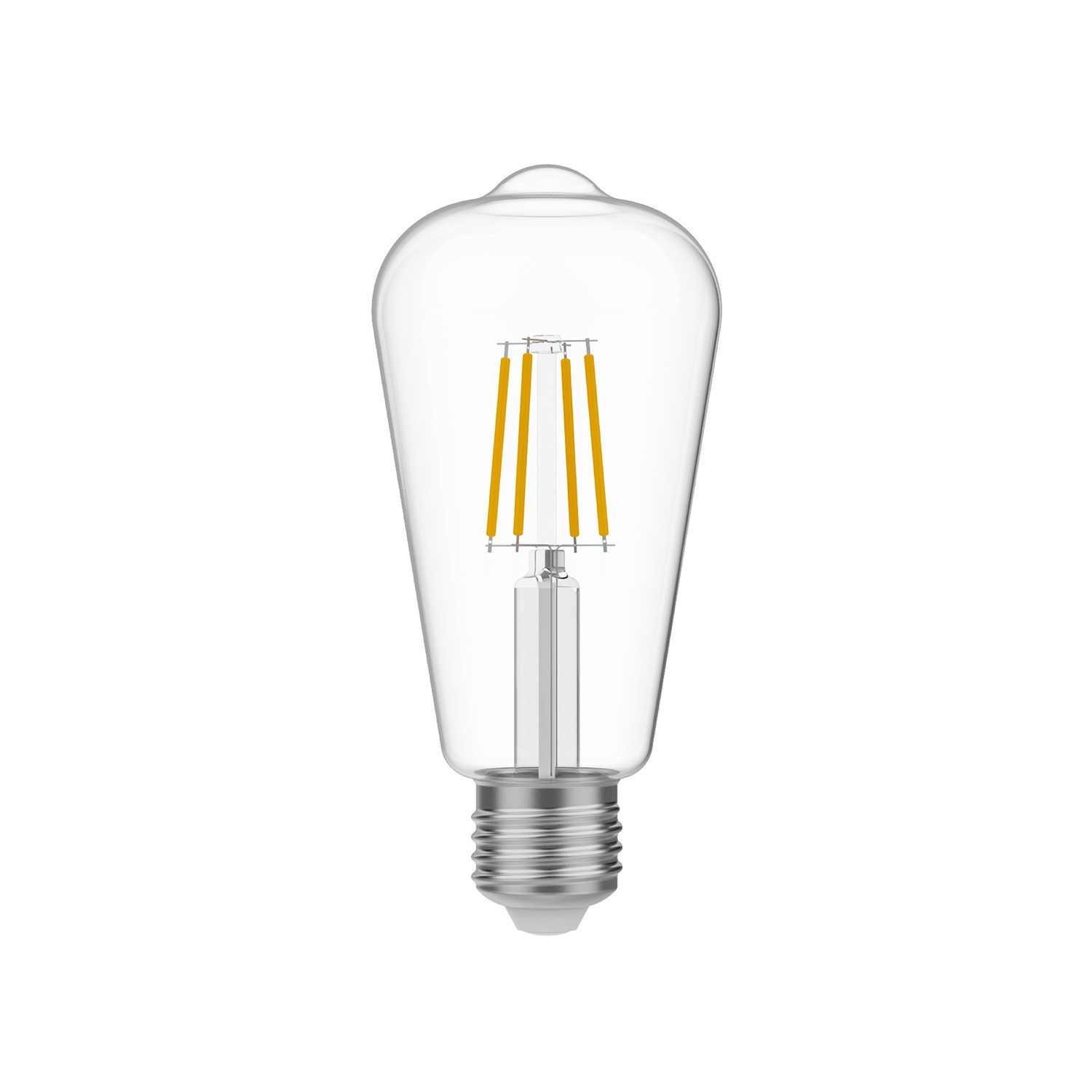 LED Clear Edison Light Bulb ST64 4W 470Lm E27 2700K - E03