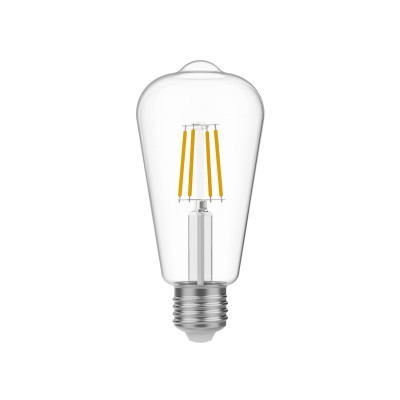 Bombilla LED Transparente Edison ST64 4W 470Lm E27 2700K - E03