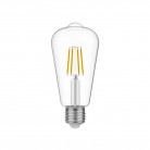 Bombilla LED Transparente Edison ST64 4W 470Lm E27 2700K - E03