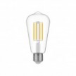 Bombilla LED Transparente Edison ST64 7W 806Lm E27 3500K Regulable - N02