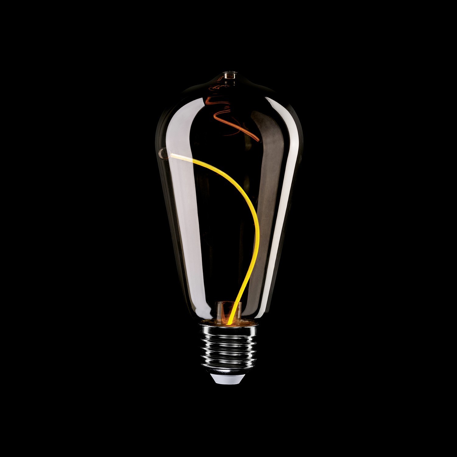 Bombilla LED Smoky Magnetic Deco Line Edison ST64 2.2W 60Lm E27 1800K - F03