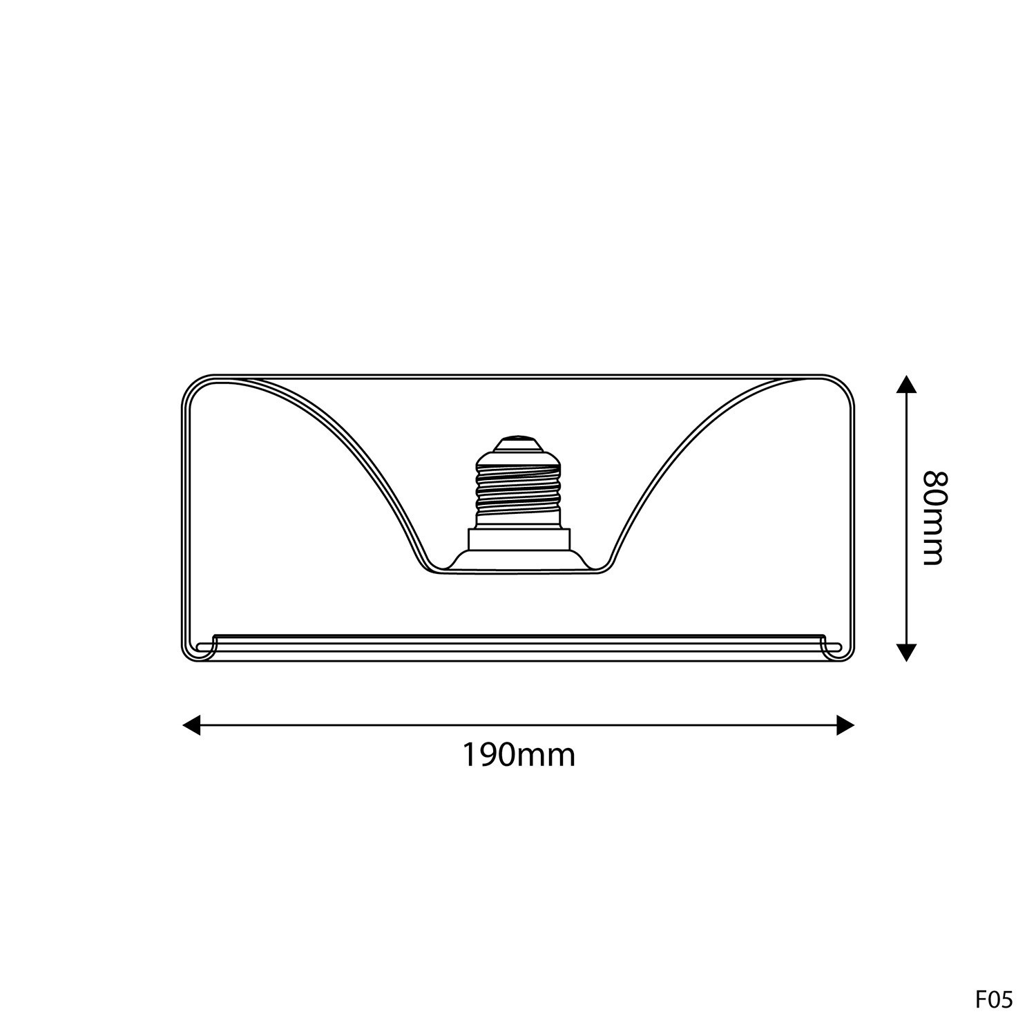 Bombilla LED Transparente Ghost Line Empotrable Donut 195x83 6W 500Lm E27 2200K Regulable - G02