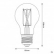 Bombilla LED Efecto Porcelana CRI 95 A60 7W 640Lm E27 2700K Regulable - P06