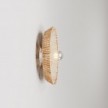 Wall and ceiling lamp with raffia lampshade Moorea