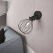 Lampara de pared o techo de metal orientable Metal 90º con pantalla Drop