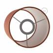 Fermaluce Color with Cylinder Lampshade, Ø 15cm h18cm, metal wall or ceiling flush light