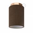 Fermaluce Metal with Cylinder Lampshade, Ø 15cm h18cm, metal finish wall or ceiling flush light