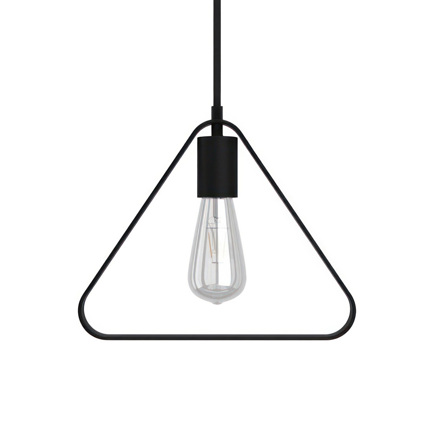 Pendant lamp with textile cable, Duedì Apex lampshade and metal details - Made in Italy - Bulb included