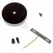 Cylindrical metal ceiling rose kit