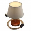 Alzaluce with Impero lampshade, metal table lamp