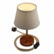 Alzaluce with Impero lampshade, metal table lamp