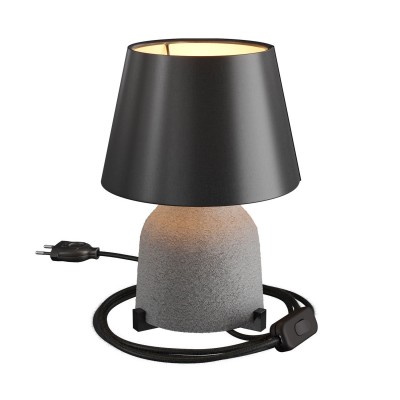 Vaso ceramic table lamp with Impero lampshade