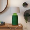 Bottiglia ceramic table lamp with Athena lampshade