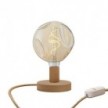 Posaluce Bumped Wooden Table Lamp