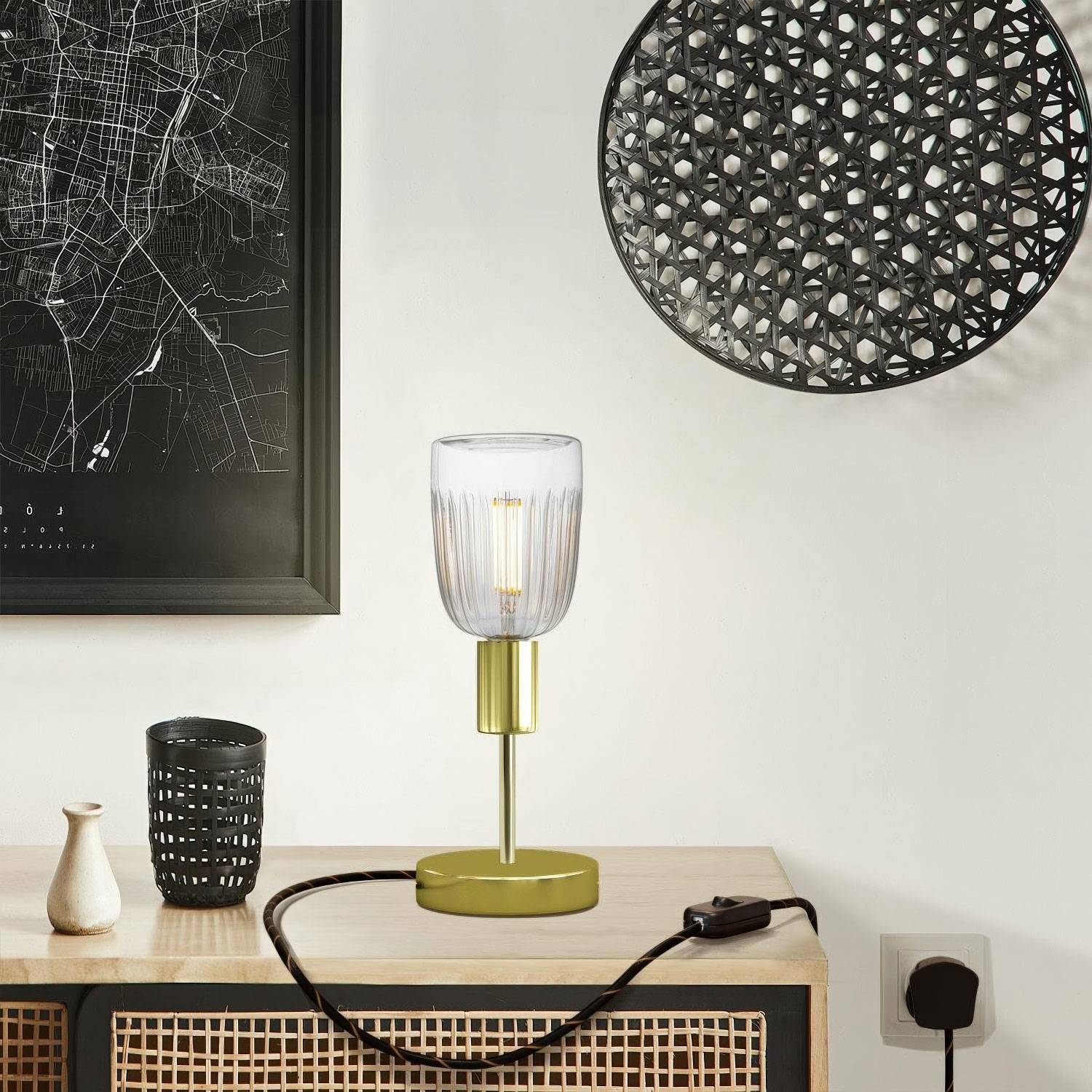 Alzaluce Tiche Metal Table Lamp