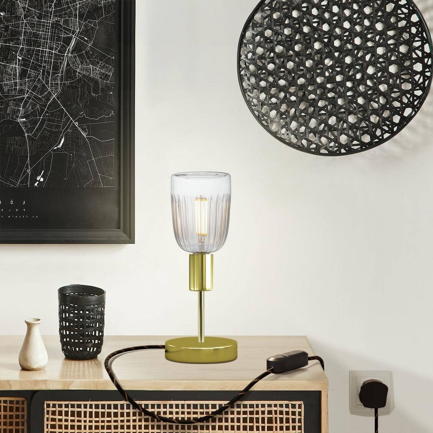 Alzaluce Tiche Metal Table Lamp