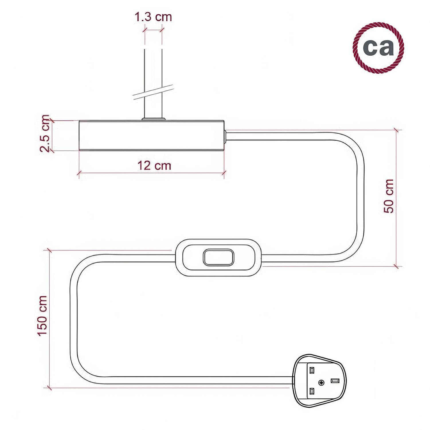 Lámpara de mesa metálica Alzaluce Dash