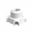 Schuko wall socket kit and porcelain base for Creative-Tubes