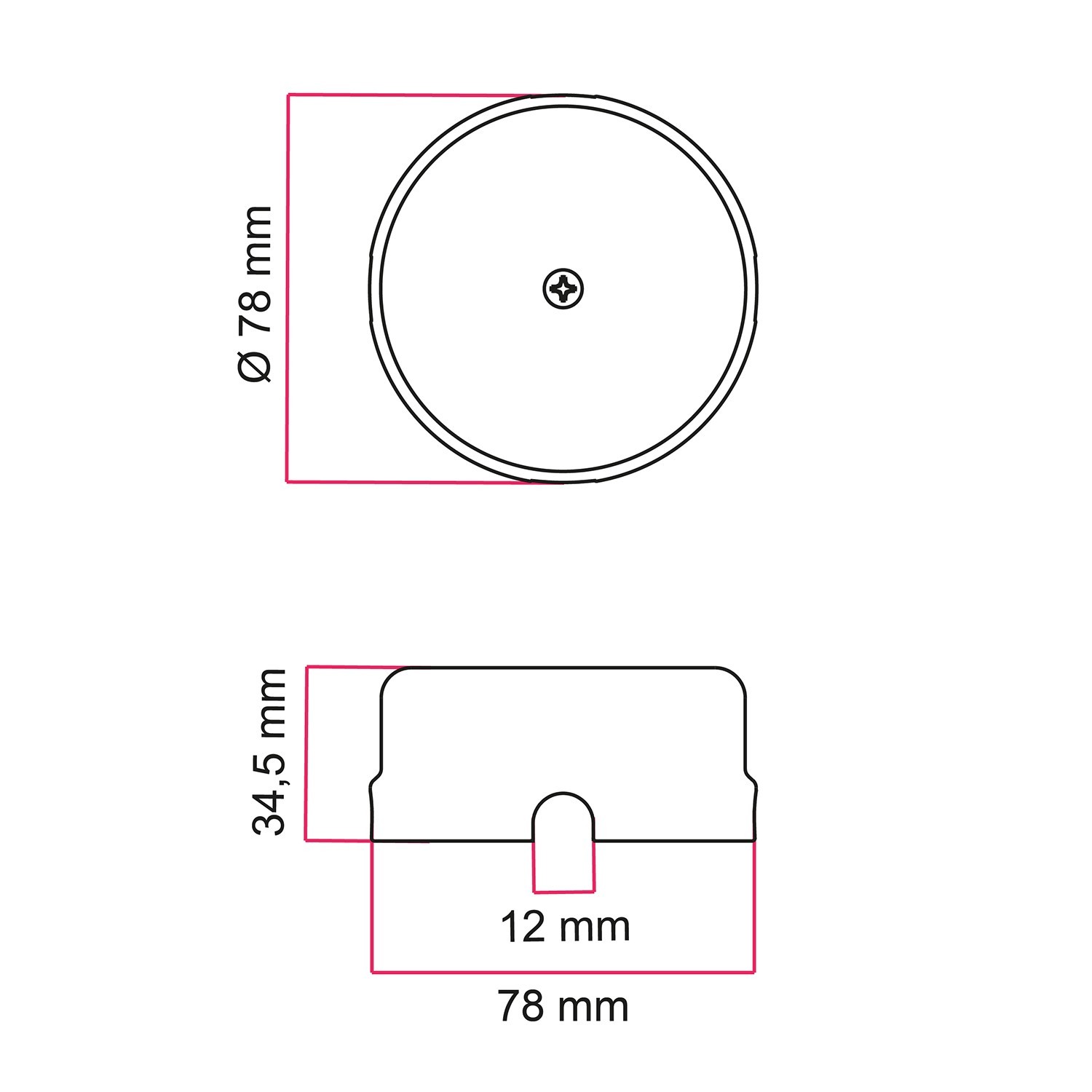 Porcelain junction box