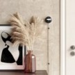 Switch/Diverter in black porcelain with butterfly nut