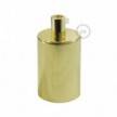 Cylindrical metal E27 lamp holder kit