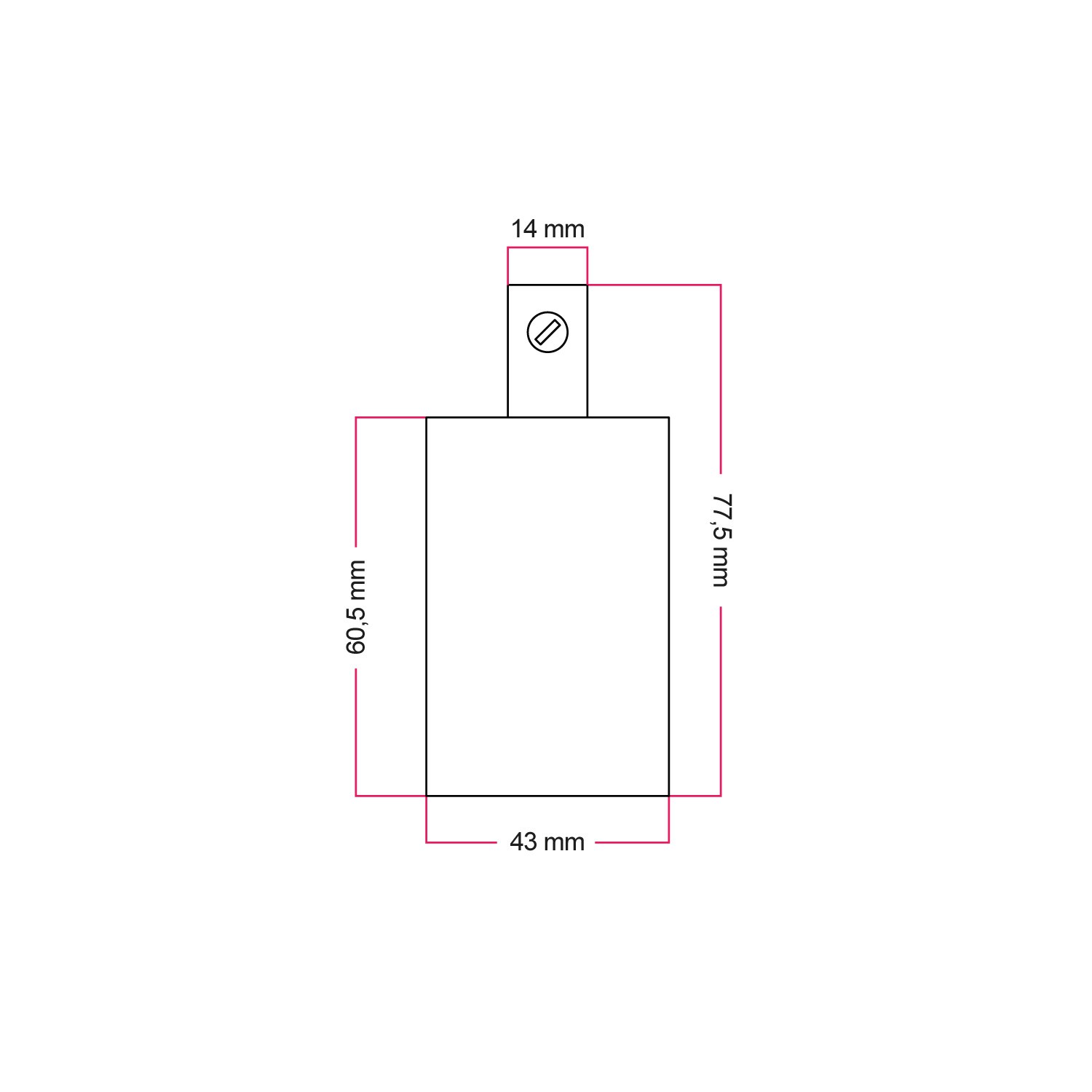 Cylindrical metal E27 lamp holder kit