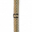 SnakeBis Chord - Plug-in lamp with jute twisted cable