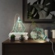 Table Snake - Plug-in lamp with cage Diamond lampshade